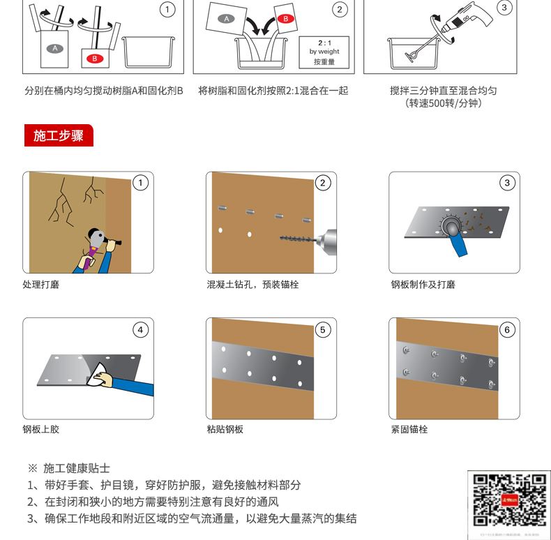 包钢阳谷粘钢加固施工过程